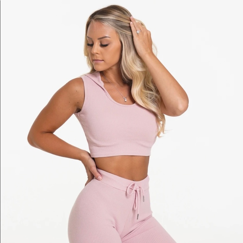 NWT NVGTN lazy day pink lounge tank size M